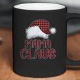 Mama Claus Santa Hat Red Buffalo Plaid Christmas Coffee Mug