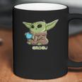 The Mandalorian The Child Grogu Blue Macaron Coffee Mug