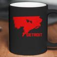 Map Of Detroit City Coffee Mug