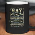 May 1972 49Th Birthday 49 Years Old Men Women Coffee Mug