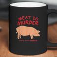 Meat Is Murder Tasty Murder Bacon By Zany Coffee Mug