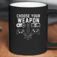 Mens Choose Your Weapon Console Gamer Funny Coffee Mug