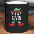 Mens Its Elvis Elf Personalized First Name Coffee Mug