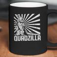 Mens Quadzilla Funny Gym Leg Day Coffee Mug