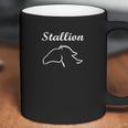 Mens Stallion Brand Horse Spirit Animal Coffee Mug