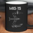 Mig-15 Soviet Plane Warbird Blueprint Schematics Diagram Coffee Mug