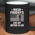 Military Red Fridays For Brother In Law Coffee Mug