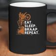 Motocross Eat Sleep Braap Repeat Coffee Mug