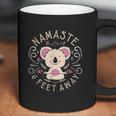 Namaste Stay 6 Feet Away Social Distancing Yoga Design Coffee Mug