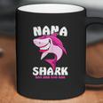 Nana Shark Doo Doo Doo Funny Nana Valentines Day Coffee Mug