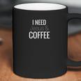 I Need Jesus Coffee White Logo Coffee Mug