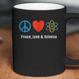 Neil De Grasse Tyson Peace Love And Science Coffee Mug