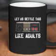 Nintendo Gamer Controller _Quot_Lets Settle This Like Adults_Quot_ T-Shirt Coffee Mug