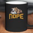 Nope Lazy English Bulldog Funny Dog Pet Lover Coffee Mug