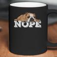 Nope Lazy English Bulldogs Coffee Mug