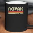 Novak Surname Funny Retro Vintage 80S 90S Reunion Coffee Mug