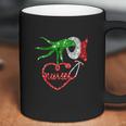 Nurse Grinch Hand Holding Stethoscope Christmas Coffee Mug