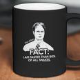 The Office Dwight Fact Faster Than Snakes Coffee Mug