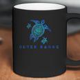 Outer Banks North Carolina Sea Blue Tribal Turtle Coffee Mug