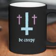 Pastel Goth Inverted Cross Be Creepy Coffee Mug