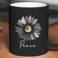 Peace Loving People Gift Graygiftscale With Spot Color Design Great Gift Coffee Mug