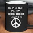 Peace Race Religion Politics Coffee Mug