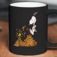 Peanuts Snoopy Jumping Into Leaf Autumn Shirt Coffee Mug