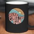 Pink Groovy Here Comes The Sun Classic For Women Men Sun Gifts Coffee Mug