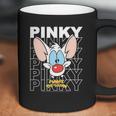 Pinky And The Brain Pinky Text Stack Big Face Coffee Mug