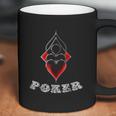 Poker Spades Hearts Diamonds Club Shiny Bling Overlap Coffee Mug