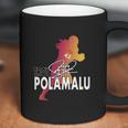 The Polamalu Silhouette Design Coffee Mug