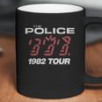 The Police 1982 Tour Coffee Mug