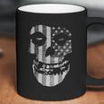 Popfunk Misfits Officially Licensed Gray American Flag Skull Coffee Mug