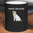 Proper Lab Attire Funny Laboratory Dog Pun Science Coffee Mug