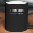 Pura Vida Costa Rica With Costa Rica Flag Coffee Mug