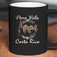 Pura Vida Costa Rica Floral Cute Sleepy Sloth Funny Gift Coffee Mug