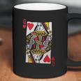 Queen Of Hearts Playing Card Funny Coffee Mug