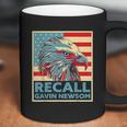 Recall Gavin Newsom 4Th Of July Us American Flag Eagle Coffee Mug