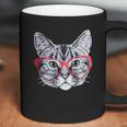 Red Glasses Cat Funny Belcher Kitty Cute Humor Fun Coffee Mug