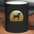 Redbone Coonhound Dog Silhouette Vintage Retro Coffee Mug