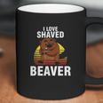 Retro Beaver Owner Cute Animal Lover I Love Shaved Beaver Coffee Mug