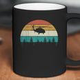 Retro Black Hawk Helicopter Pilot Vintage Sunset Coffee Mug