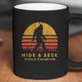 Retro Hide And Seek World Champ Bigfoot Sun Believe Coffee Mug