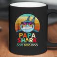 Retro Vintage Papa Shark Doo Doo Doo Coffee Mug