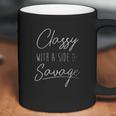 Retta Classy With A Side Of Savage Ladies Coffee Mug