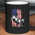 Rodeo Bull Rider Patriotic American Usa Flag For Cowboys Coffee Mug