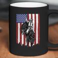 Rodeo Bull Rider Patriotic American Usa Flag For Cowboys Cute Gift Coffee Mug