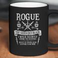 Rogue The Shrouded Blade - Dungeons & Dragons White Text Coffee Mug