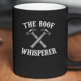 The Roof Whisperer Crossed Hammers Contractor Roofer Gift Coffee Mug