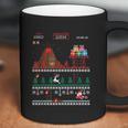 Santa Vs Krampus Pixel Art 8-Bit Christmas Coffee Mug